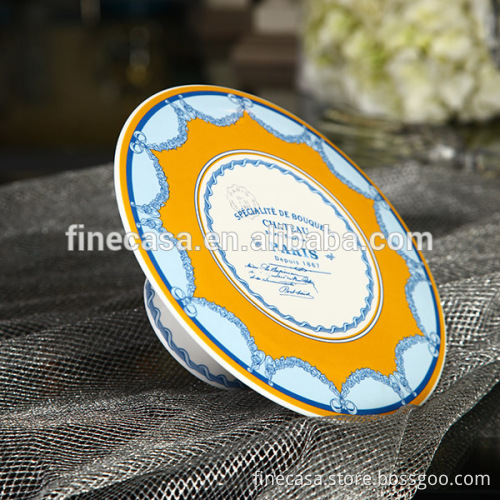 8 Inches Fine New Bone China Gold Cake Stand